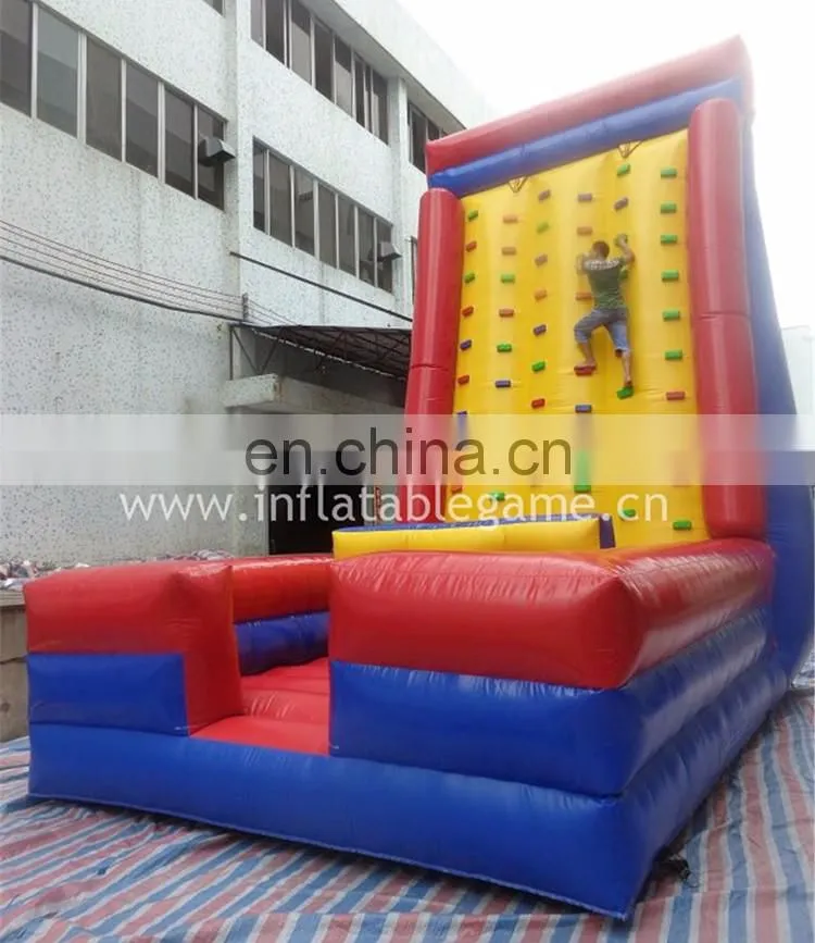 Jumping bouncer climbing games inflatable Climbing Wall