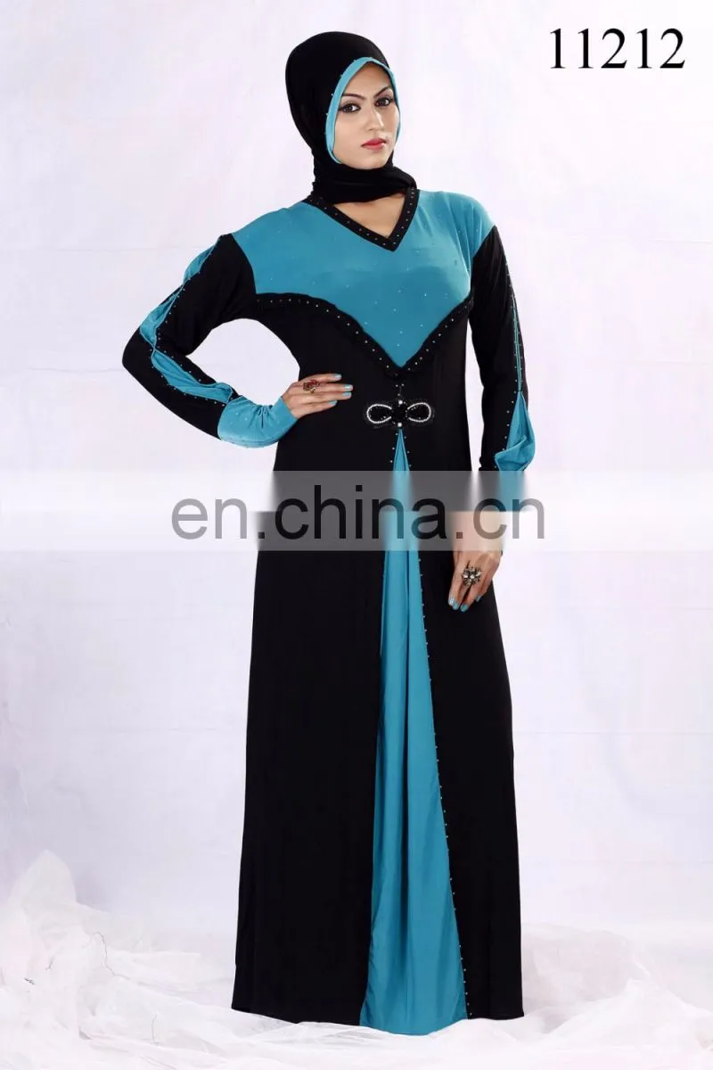 Cheap Muslim Clothing Indian Lycra Abaya | Ladies Burqa
