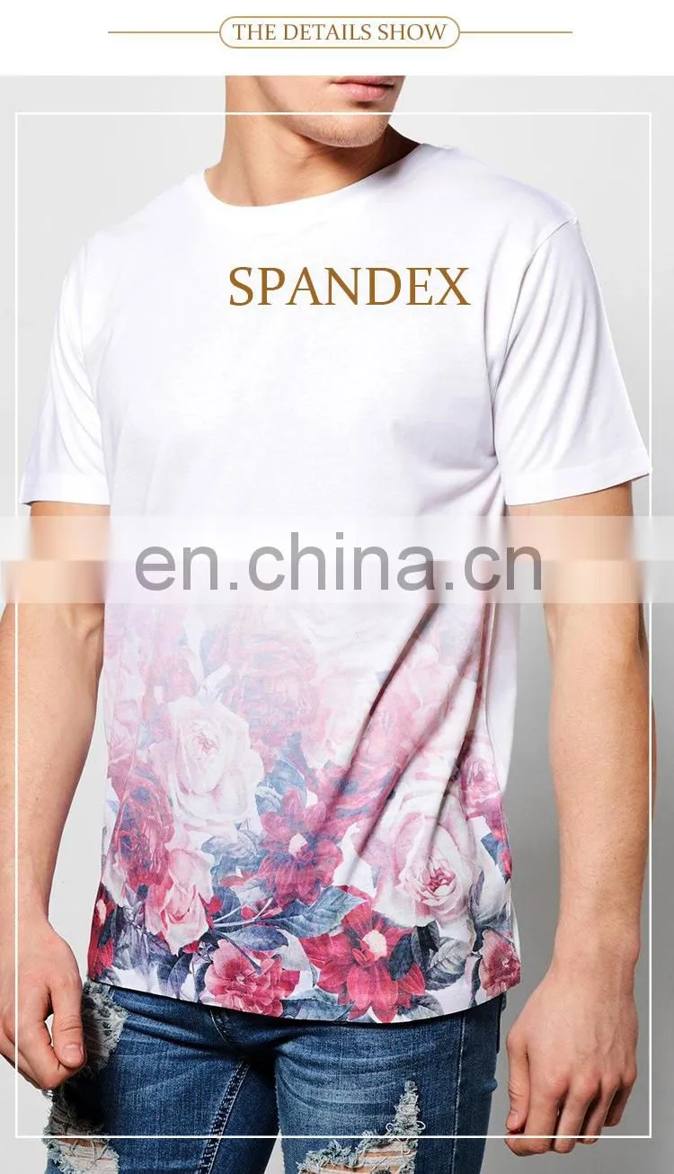 custom mens clothes fashion summer short sleeve printing t shirt