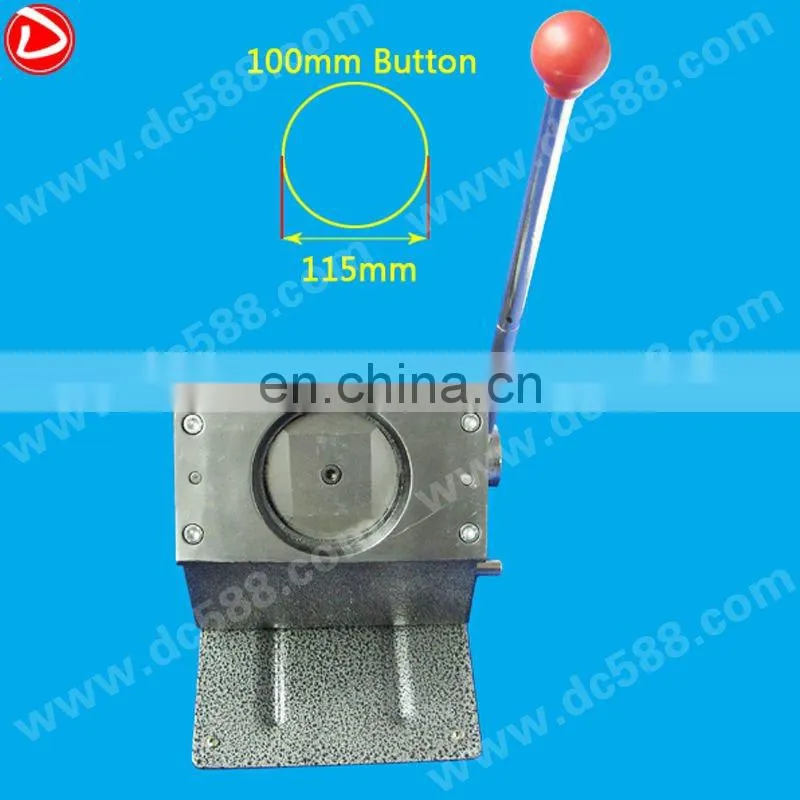 100mm round badge paper cutting machine cutter size 115mm