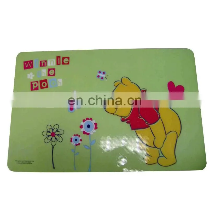 beautiful offset printing top quality pp micro placemat