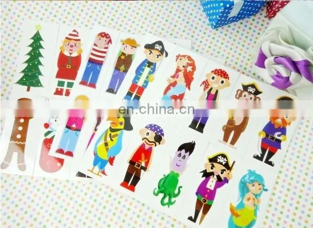 Children's finger tattoo stickers