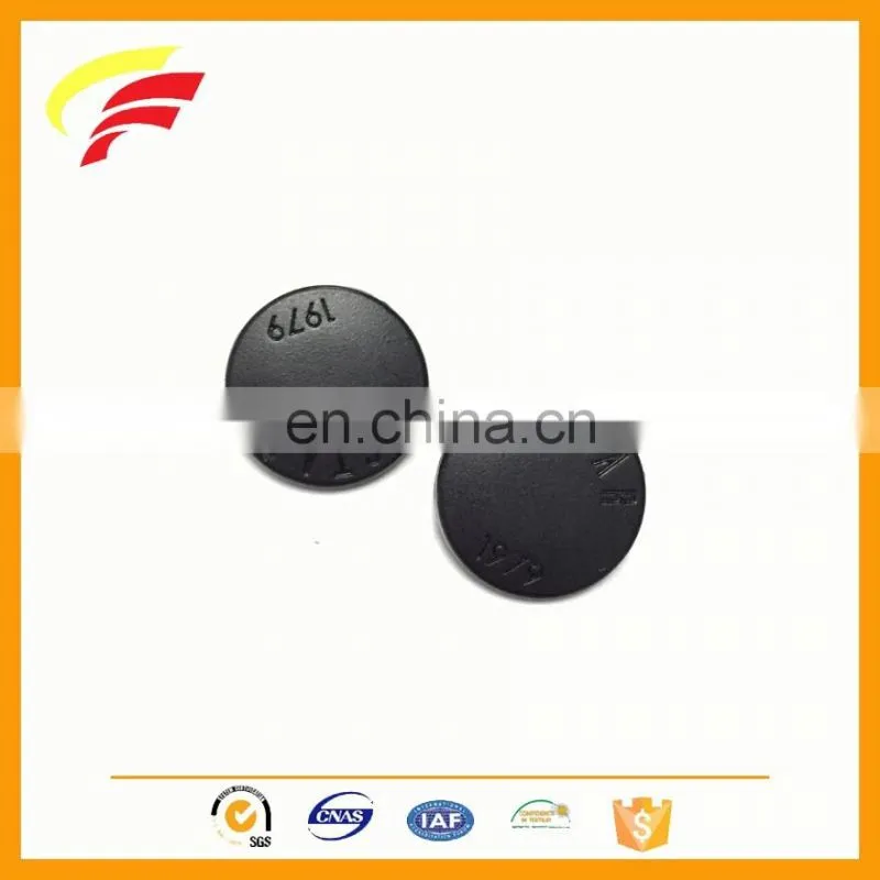 18mm metal custom snap button with debossed logo for clothing F1250