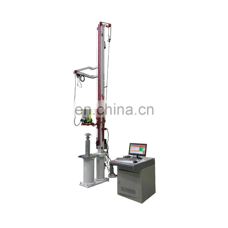 Unidirectional Accelerometer helmet testing machine / helmet Acceleration sensor impact attenuation testing machine