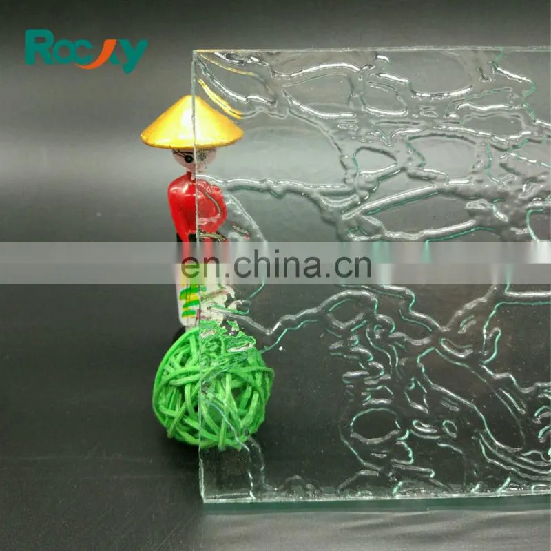 3.2mm 4mm solar patterned glass glass