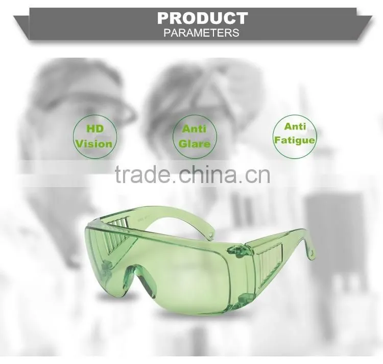Traditional blue welding filter lens safety eyewear Wide temples increase side protection safety goggles