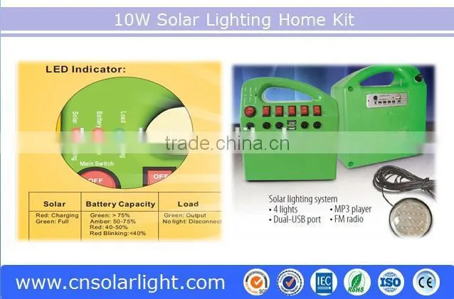 hot sale Promotion price maintenance free 10W solar panel system