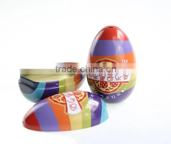 Hot sales small Egg-shaped metal box Gift Packaging