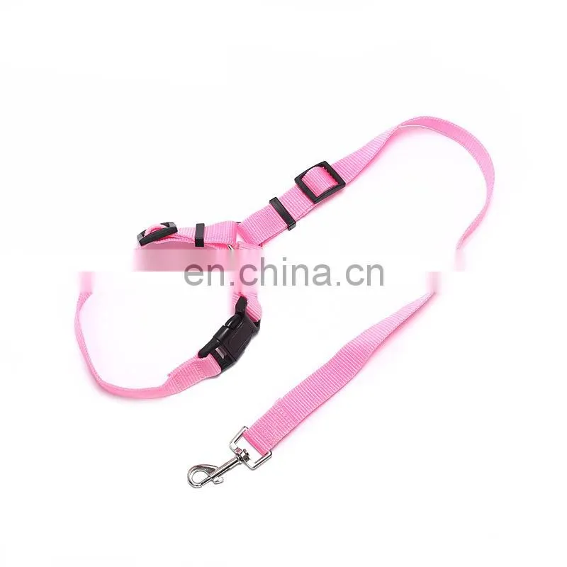 Pet Products Universal Practical Cat Dog Safety Adjustable Car Seat Belt Harness Leash Puppy Seat-belt Travel Clip Strap Leads