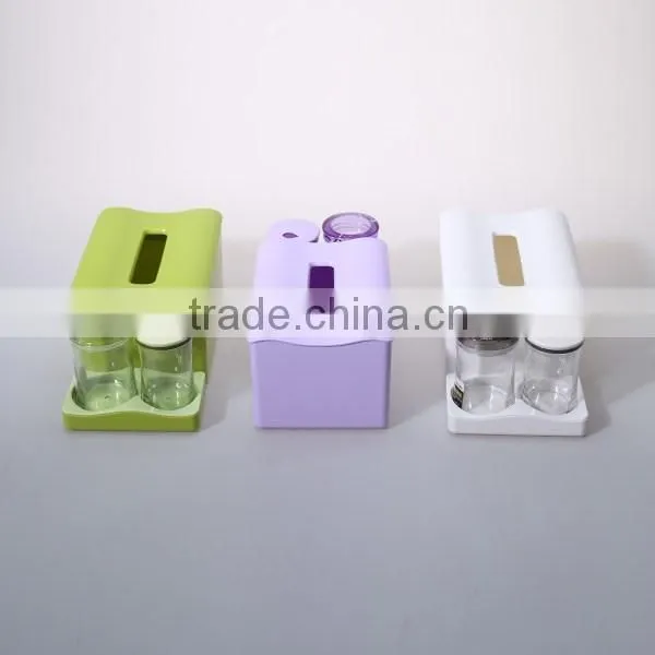 Resturant suitable napkin dispenser set with cruet