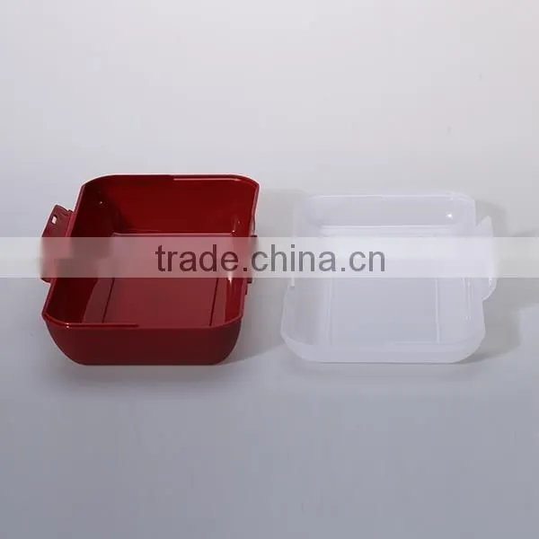 hot sale rectangle plastic lunch box for students
