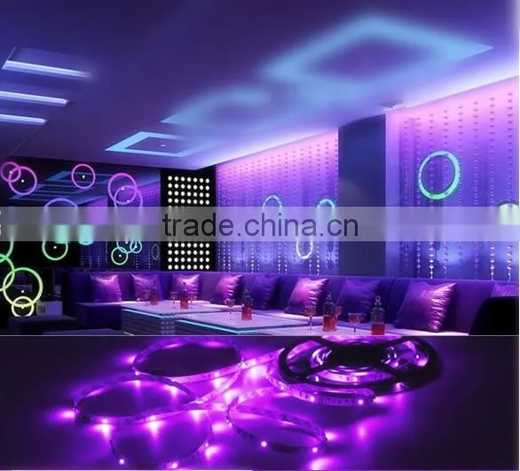 2015 New products ws2811 5v 60leds SMD 5050 Rgb LED flexible Strip light with remote control