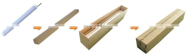 motion sensor emergency light IP65 tri-proof ceiling light