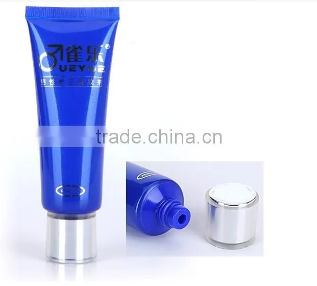 plastic tube with screw cap for gel packaging
