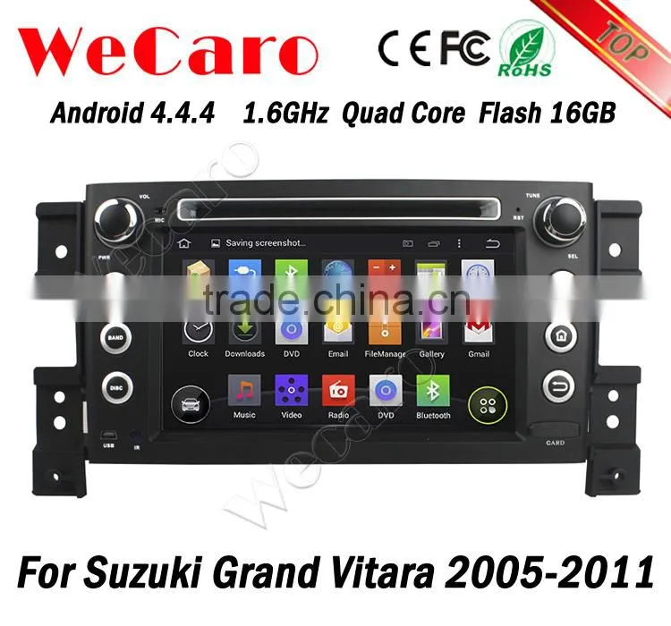 Wecaro WC-SV7056 Android 4.4.4 car stereo 2 din touch screen car radio gps for suzuki grand vitara stereo GPS