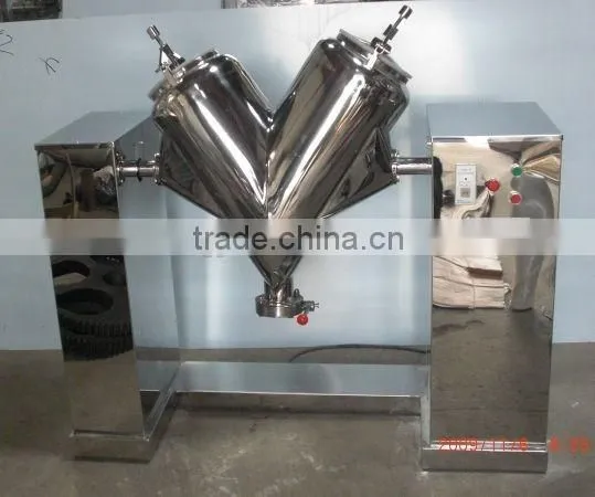 factory direct sale V shape stainless steel dry powder mixer