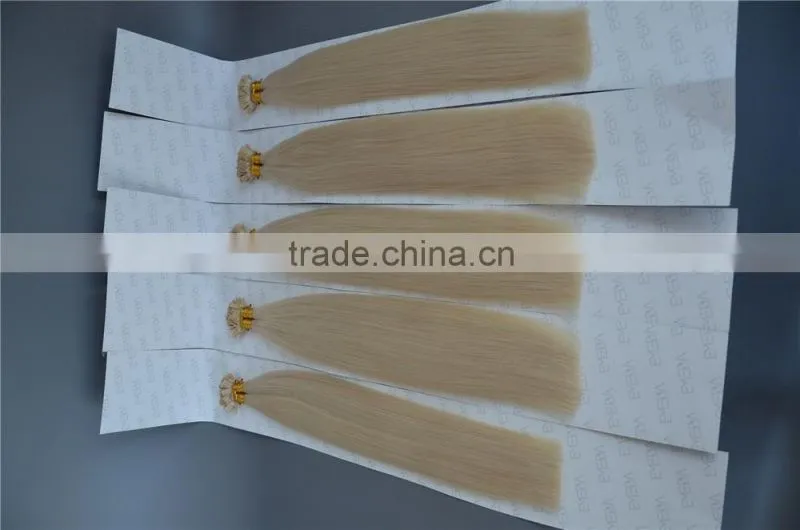Cheap white silver human hair extensions