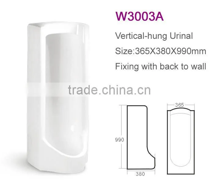 Alibaba sanitary white bathroom made in china vertical-hung urinal