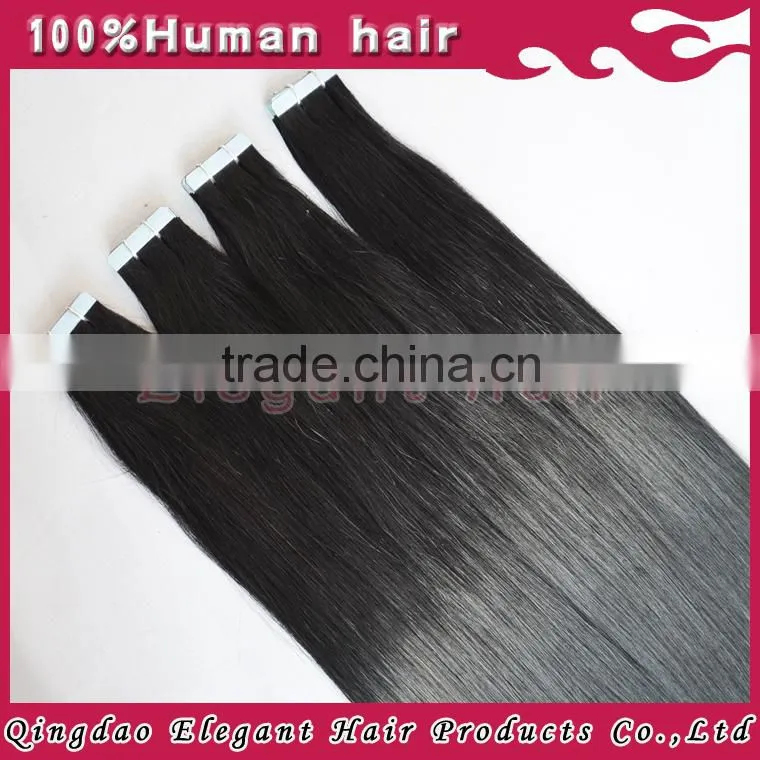 Top Grade hot sale double sided indian remy tape hair extensions