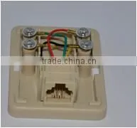 single port rj11 surface mount box