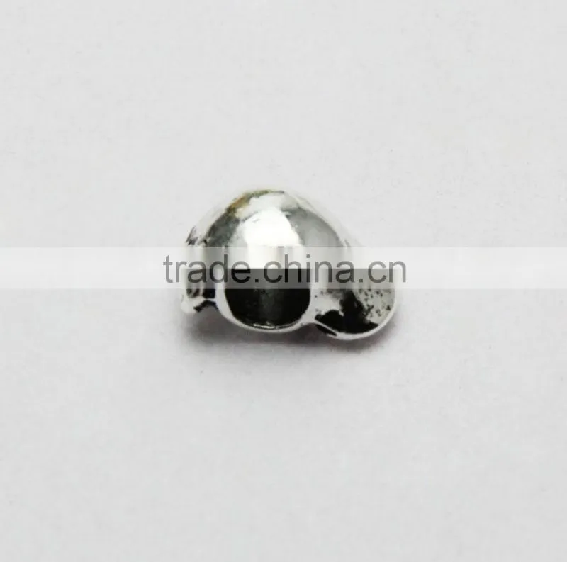 Creative New Style Owl Shape Large Hole Beads DIY Anti-Silver Bracelet Beads with Hole Accessories