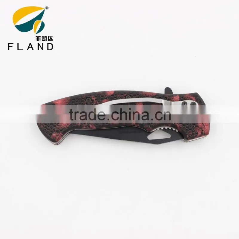 New cool design skull pattern PP handle stainless steel mini pocket knife