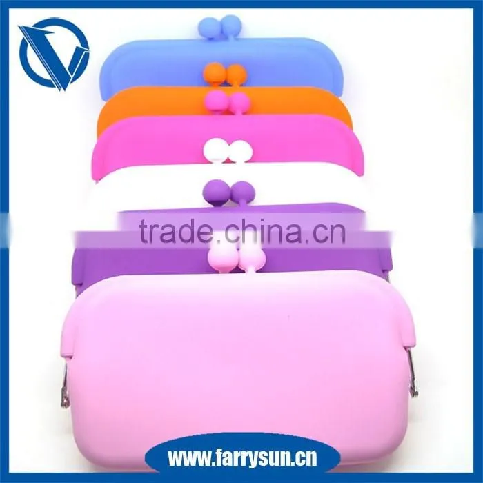 2015 New Silicone Coin Purses Non-toxic Available in Various Colors Customized Logo cion purse