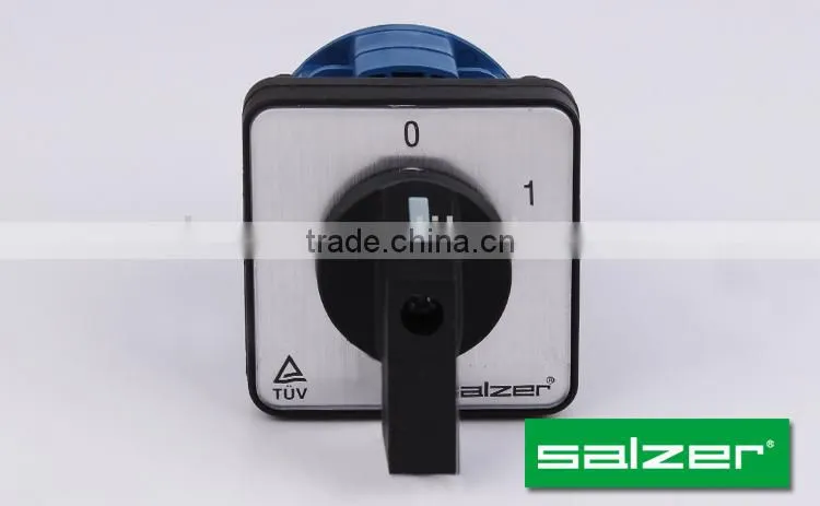 SALZER 0-1 Rotary Selector Cam Switch (TUV,CE and CB Approved)