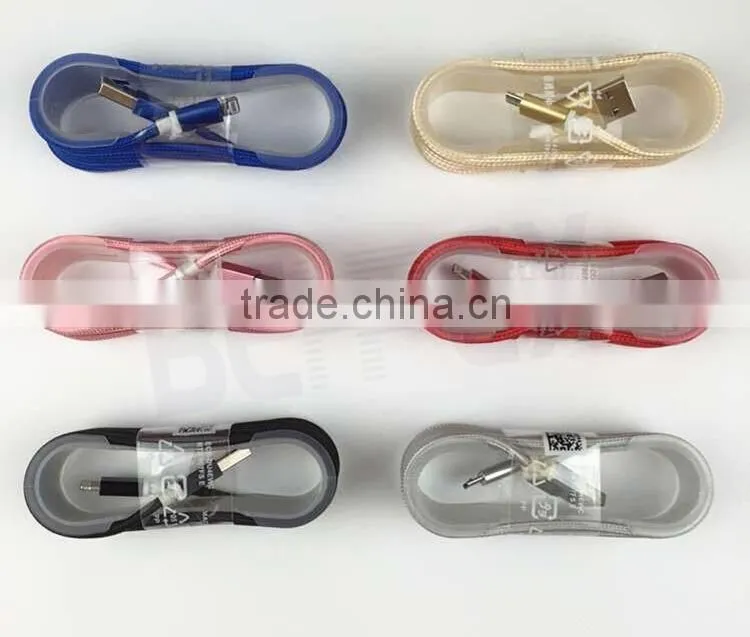 High Quality Flat Noodle Micro USB Dc Charigng Cable