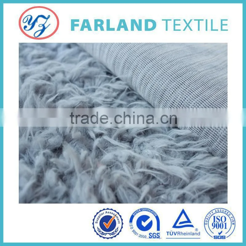 blanket in faux fur fashion women fabric 100%polyester