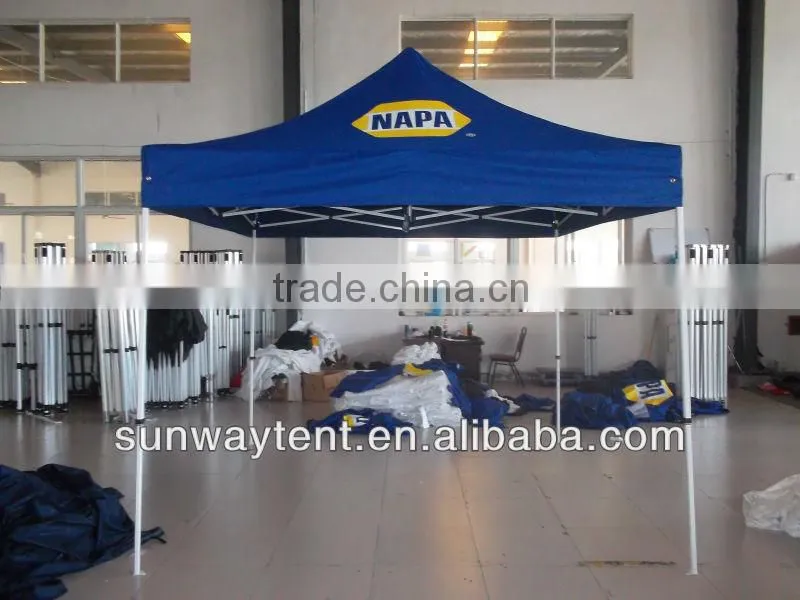 folding gazebo 10x10 ft digital printing 300g polyester with pvc coating