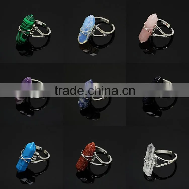 RG1086 Wholesale freeform labradorite rings