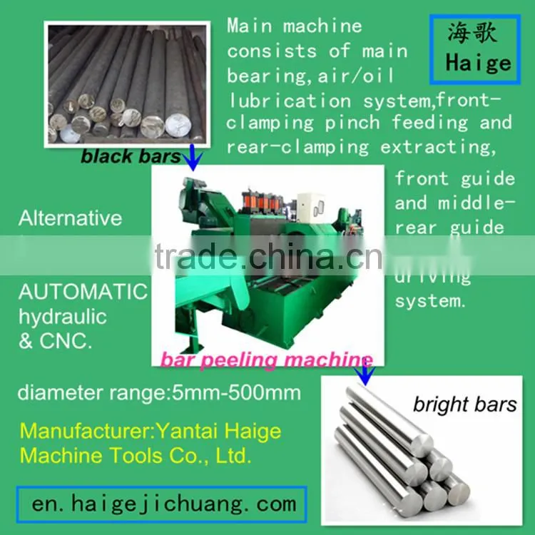 bar peeling and feeding high efficiency