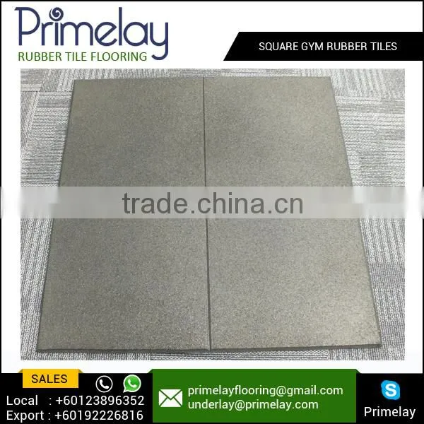 New Range of Most Useful Square Rubber Tile/ Rubber Floor Gym