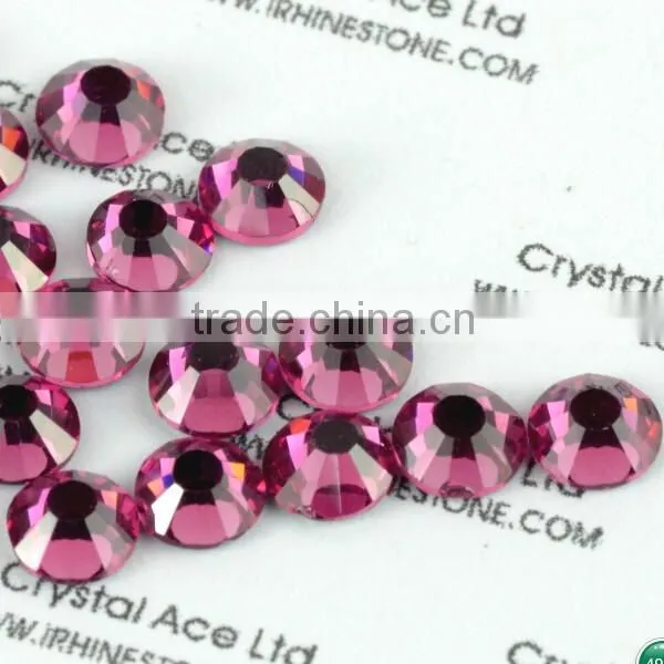 Lower Price non hotfix crystal strass rhinestone, Amethyst color non hot-fix rhinestone crystal strass with flat back for dress