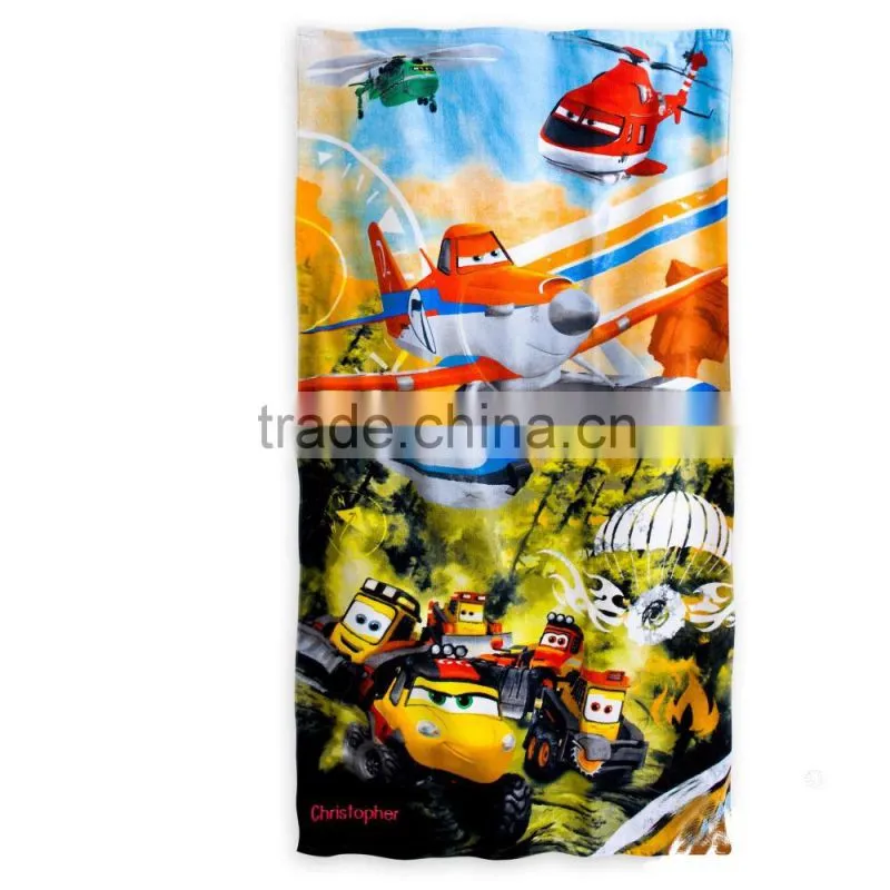 Promotional/Wholesaler Custom Reactive Velour Beach Towel