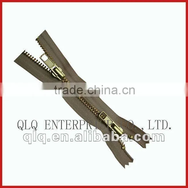 Gold Metal Zipper