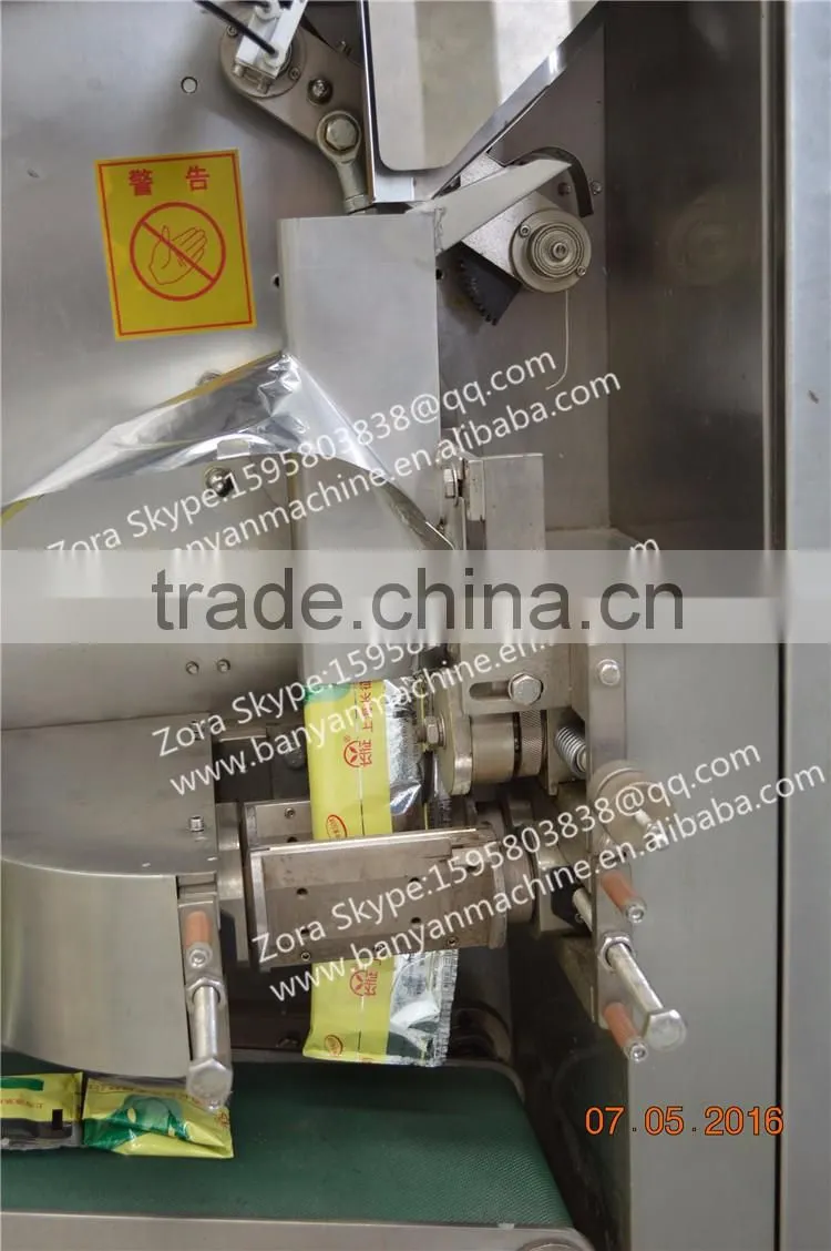 Full Automatic double bag tea packaging machine with cotton thread and tag