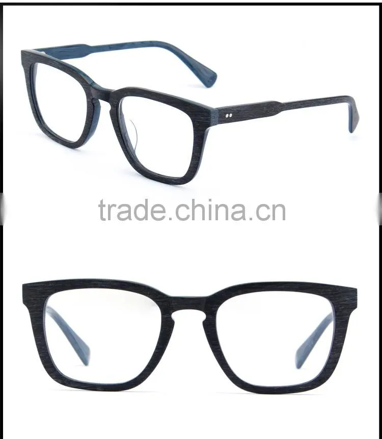 OEM Eyeglasses Acetate Frame Like Wood Eyeglasses