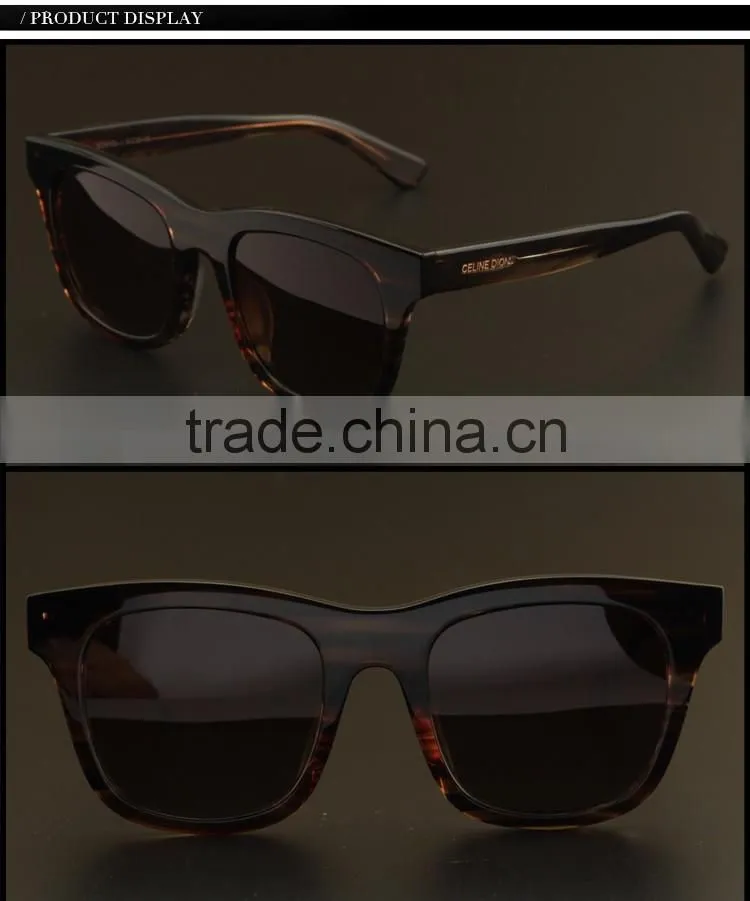 high quality acetate sunglasses new fashion Anti UV 400 sunglasses made in china