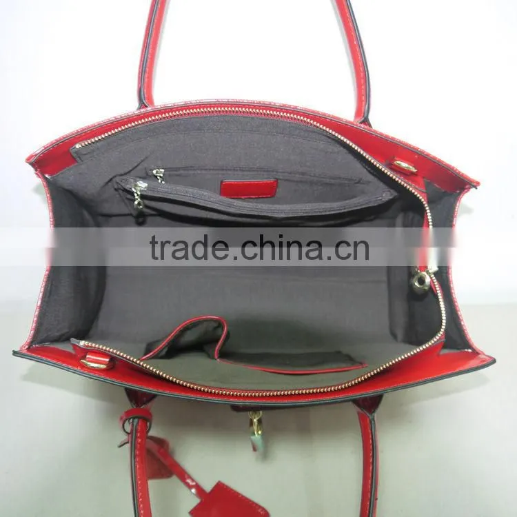 2015 Hotest China Manufacturer Woman Genuine Leather Handbag
