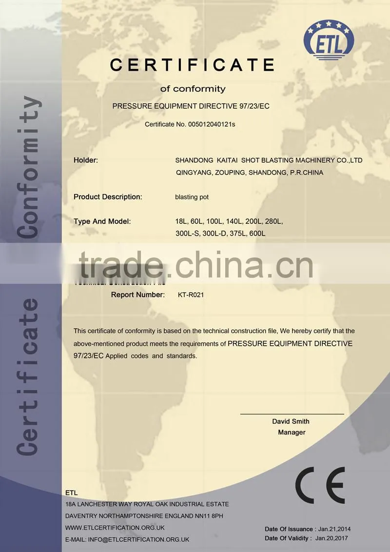 pressive equipment directive 97/23/EC 