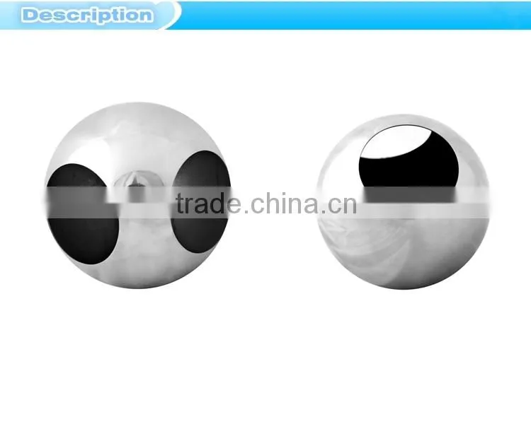 stainless steel balls threaded/steel ball function/garden stainless steel balls