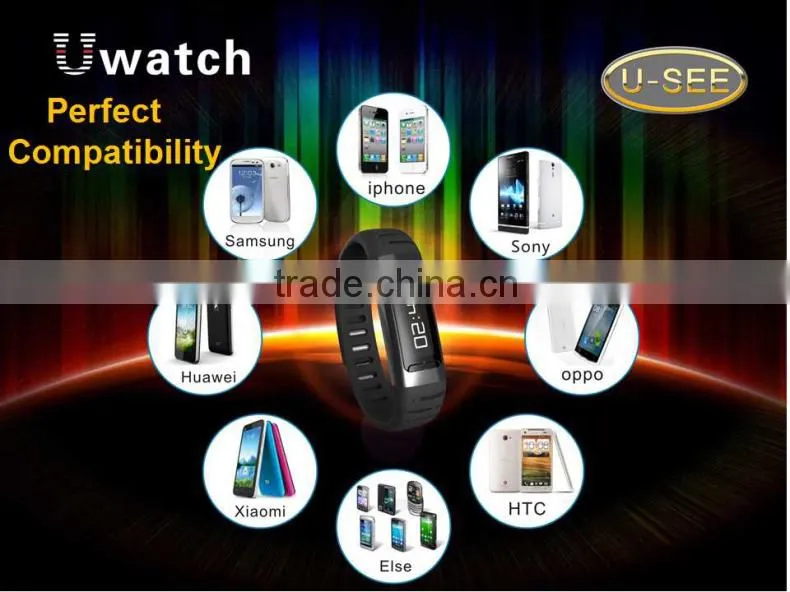 U9 MTK6260 Pedometer bluetooth bracelet with bluetooth 4.0 bracelet