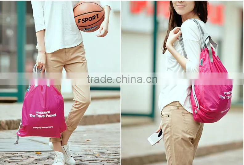 Factory direct! 2016 new customized folding gym bag
