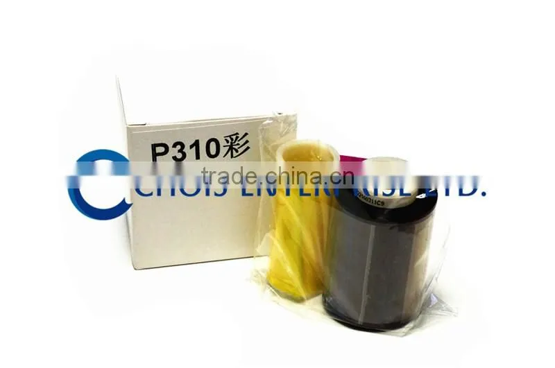 New Zebra Compatible 800015-140 Ribbon,YMCKO Color Ribbon for ID Card Printers,200 Prints