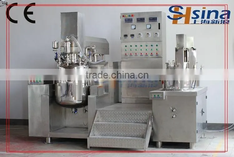 SME Various Capacity Vacuum Homogenizing Emulsifier for Body Cream,Body Lotion, Skin Care Products