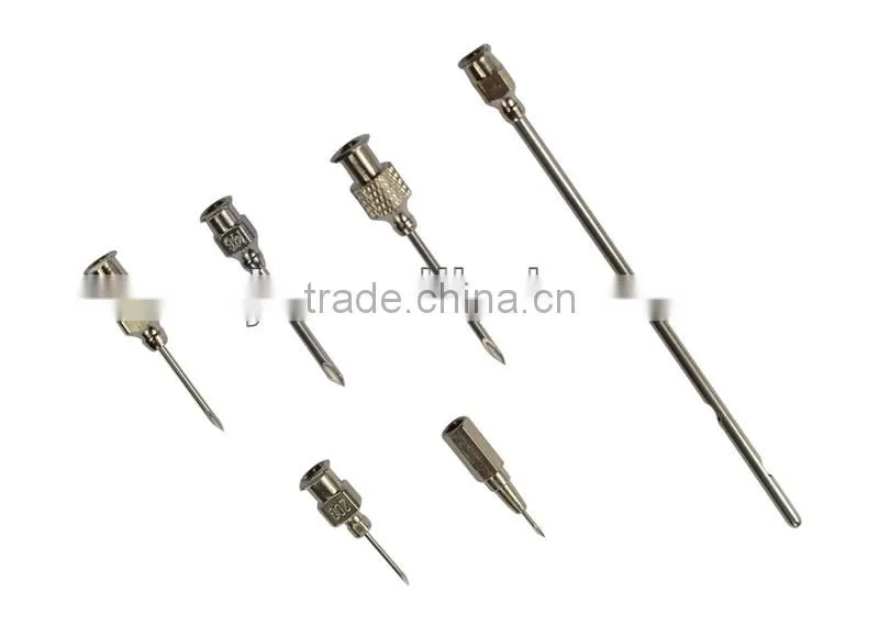 WJ309 18mm hub veterinary equipment strong needle brass needle