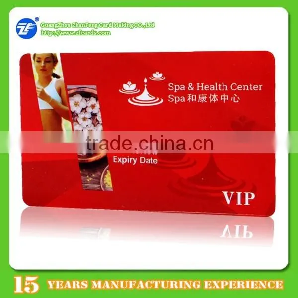 Custom printing dual frequency pvc rfid chip card