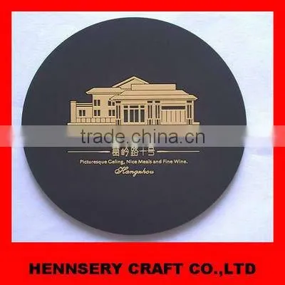 Fashion 3D soft pvc liquid coaster